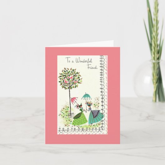 Dames Vriendschap Kaart (Voorkant)