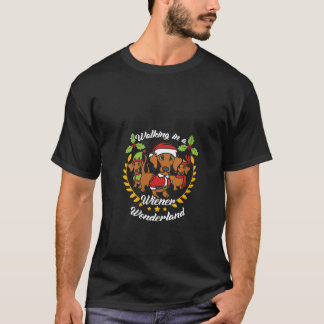 Dames wandelen in een worst wonderland Sinterklaas T-shirt