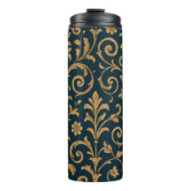 Dames warmte-tumbler met all-over print – Stijlvol