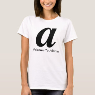 Dames welkom in het T-shirt van Atlanta