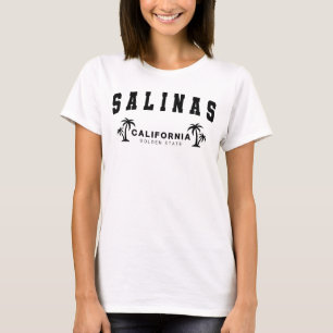 Dames White Salinas, Californië T-shirt