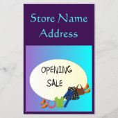 Dames Winkel Openingsverkoop> Flyer (Voorkant)