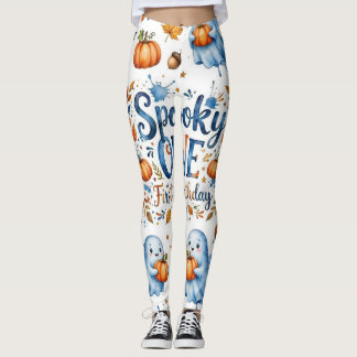 Dames witte Spooky ONE Geest Leggings