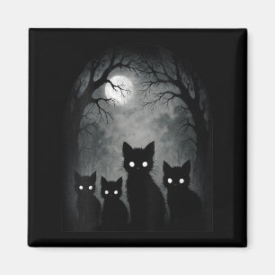 Dames Y Schattige Kitten Katten Alt Goth Nge Horro Magneet