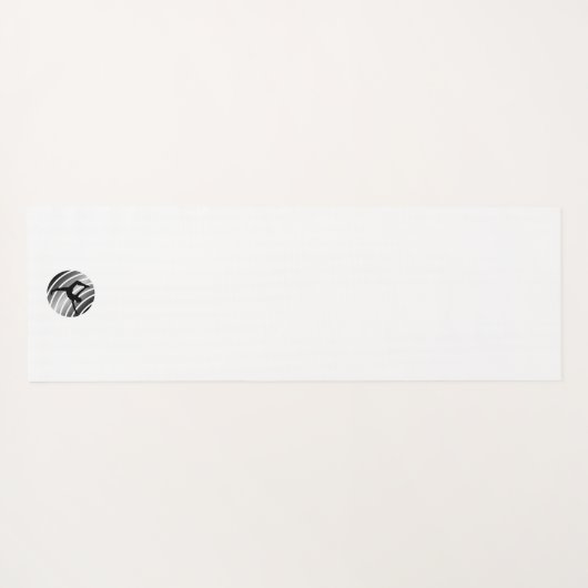 Dames Yoga Mat met het Afbeelding van de Dog Pose (Achterkant (horizontaal))