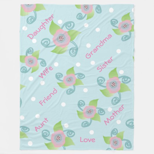 Dames zijn fleece deken (Voorkant)