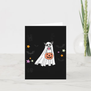Dames Zwart en Wit Border Collie Boo Hond Liefhebb Kaart