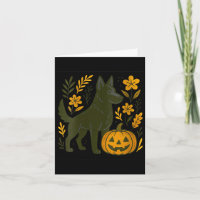 Dames Zwarte Duitse Herder Halloween Pompoen