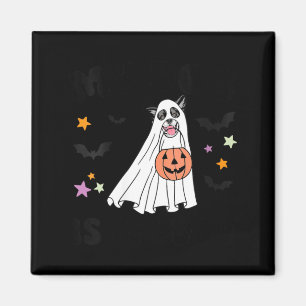 Dames Zwarte En Witte Border Collie Boo Hond Magneet