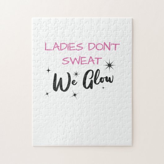 Dames zweten niet dat we Gym Junkie lokken Legpuzzel (Verticaal)