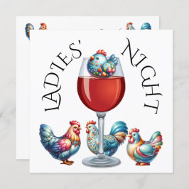 DAMESAVOND, enz. Uitnodiging