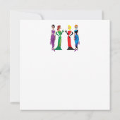 Damesavond Uitnodiging op Maat (Achterkant)