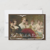 Damesbachelorette of Birthday Uitnodiging (Voorkant)