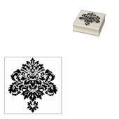 damesbloemen silhouet 	rubberstempel (Gestempeld)