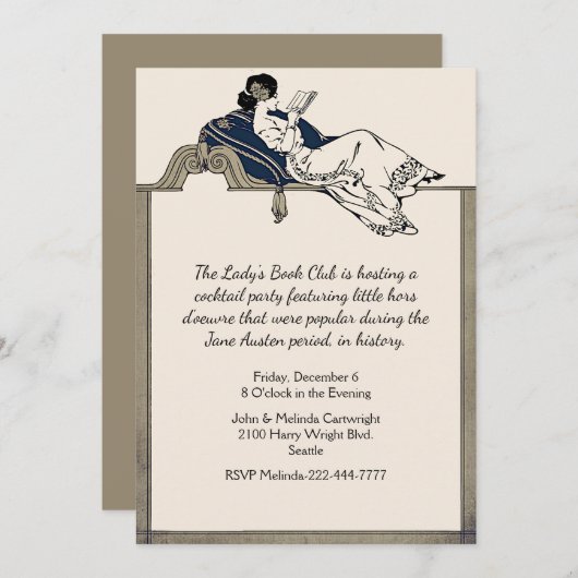  damesboek kaart (Voorkant / Achterkant)