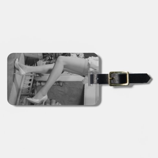 damesdansen bagagelabel (Voorkant horizontaal)