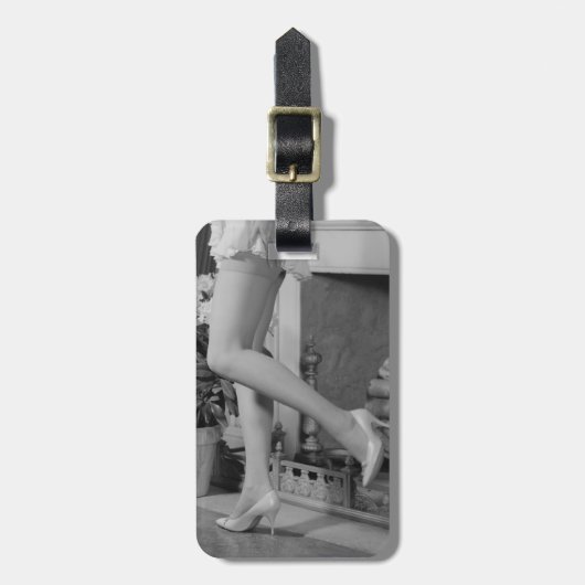 damesdansen bagagelabel (Voorkant verticaal)