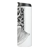  damesdanserende thermische getumbler thermosbeker (Geroteerd rechts)