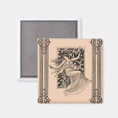 damesdanseringsvriend Magnet Magneet (Voorkant / Achterkant)