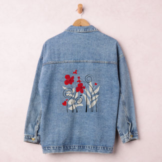 damesdoek voor uitje denim jacket