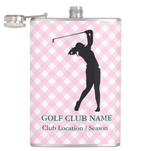 Damesgolfcompetitie-fles Heupfles (Geopend)