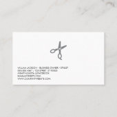 dameshaar | Haarstylist Visitekaartje (Achterkant)