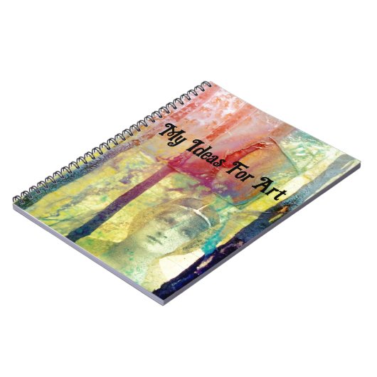  damesinktvlekken op gemengde media notitieboek (Linkerzijde)