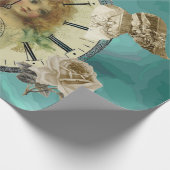 damesklokklokkenpapier cadeaupapier (Hoek)