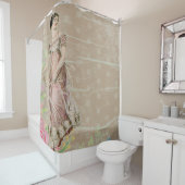   damesklooster voor de douche douchegordijn (In situ)