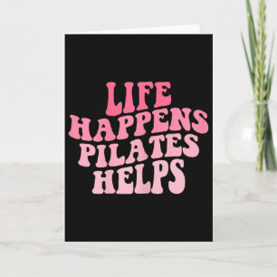 Damesleven Gebeurt Pilates Helpt Grappige Workout Kaart
