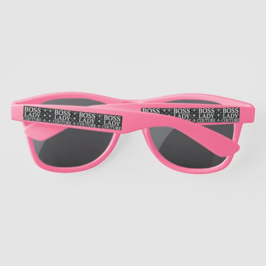 Damesmode Bril van Plastic Zonnebril (Achterkant)
