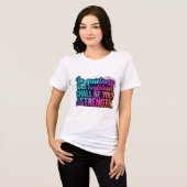 Damesmode Tri-Blend Shirt (Voorkant volledig)