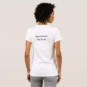 Damesoverhemd T-shirt (Achterkant volledig)