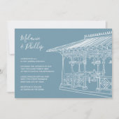 Damespaviljoen Central Park New York Huwelijk Kaart (Voorkant)