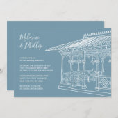 Damespaviljoen Central Park New York Huwelijk Kaart (Voorkant / Achterkant)