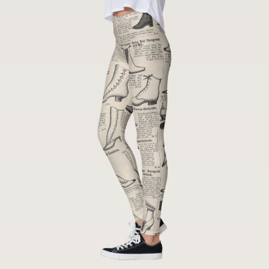  damesschoenencatalogus - Mode uit de jaren 1900 Leggings (Links)