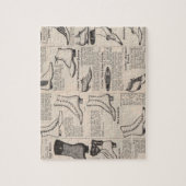  damesschoenencatalogus - Mode uit de jaren 1900 Legpuzzel (Verticaal)