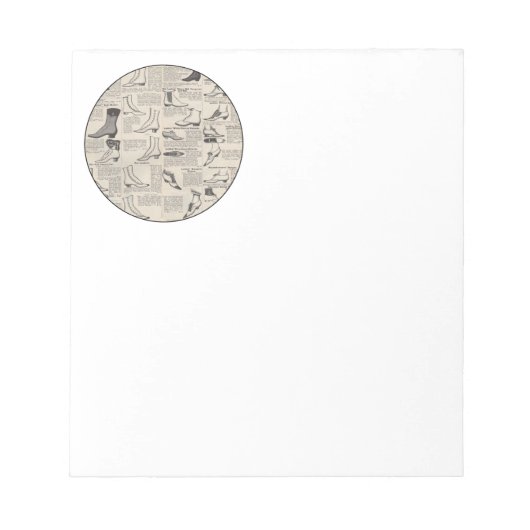 damesschoenencatalogus - Mode uit de jaren 1900 Notitieblok (Voorkant)