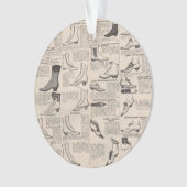  damesschoenencatalogus - Mode uit de jaren 1900 Ornament (voorkant)