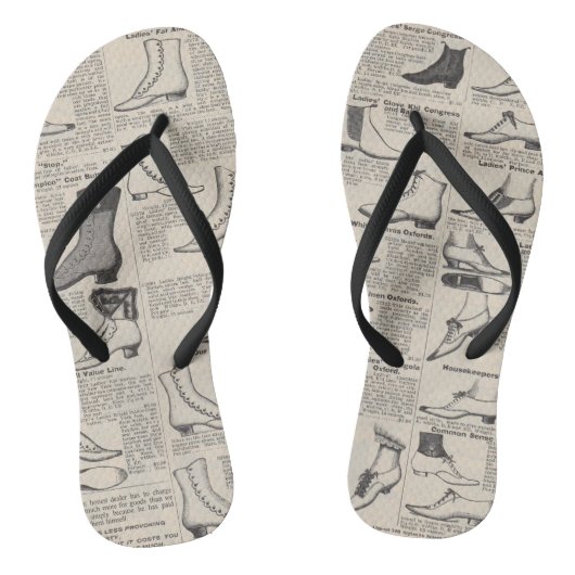 damesschoenencatalogus - Mode uit de jaren 1900 Teenslippers (Voetbed)