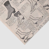  damesschoenencatalogus - Mode uit de jaren 1900 Tissuepapier (Detail)