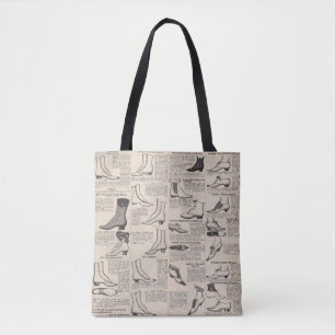  damesschoenencatalogus - Mode uit de jaren 1900 Tote Bag