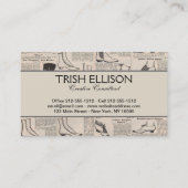  damesschoenencatalogus - Mode uit de jaren 1900 Visitekaartje (Achterkant)