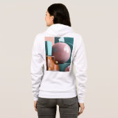 damessweatshirts hoodie (Achterkant volledig)