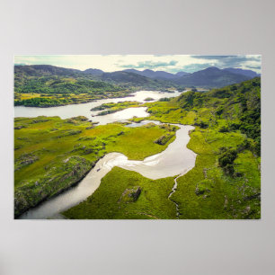 Damesuitzicht Killarney Poster Kerry Ierland