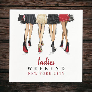 Damesweekend Mode-uitstapje New York City Servet
