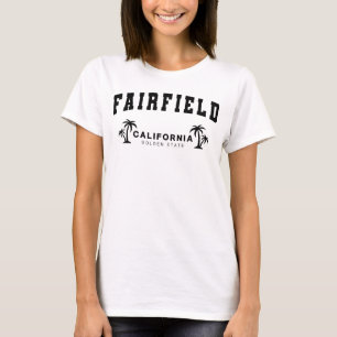 Dameswit Fairfield, Californië T-shirt