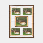 damherten fleece deken (Voorkant)