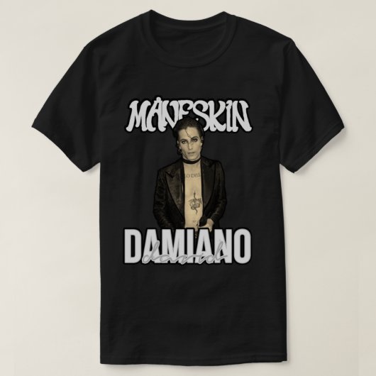 Damiano David Maneskin Classic T-Shirt (Design voorkant)