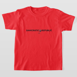 Damicratisch kinder T-shirt